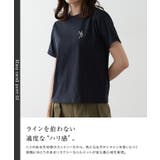 刺繍ロゴTシャツ Tシャツ ロゴT | Pierrot | 詳細画像3 