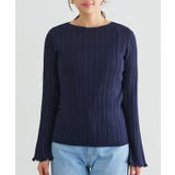 シアーフレアスリーブリブニット リブニット シアー | Pierrot | 詳細画像6 