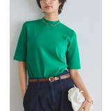 グリーン | [RASW]多機能ハーフスリーブニット ニット 半袖 | Pierrot