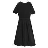 ブラック×ブラック | パール付きドッキングワンピース ワンピース パール | Pierrot