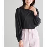 ブラック | ドッキングスリーブカットソー カットソー ドッキングスリーブ | Pierrot