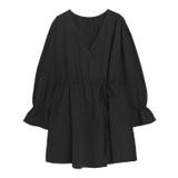 ブラック | 2wayカシュクールトッパーチュニック ラッシュガード 水着 | Pierrot