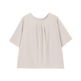グレージュ | 接触冷感セミフレアスリーブTシャツ Ｔシャツ セミフレア袖 | Pierrot
