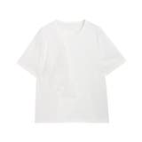 オフホワイト | ラッフルドッキングTシャツ Tシャツ ドッキング | Pierrot