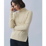 [RASW]ラメリブタートルネックニット ラメ リブ | Pierrot | 詳細画像19 