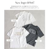 【接触冷感 イージーケア】オーバーサイズロゴTシャツ Tシャツ | Pierrot | 詳細画像4 