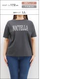 【接触冷感 イージーケア】オーバーサイズロゴTシャツ Tシャツ | Pierrot | 詳細画像17 