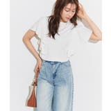 オフホワイト | 接触冷感ラッフルTシャツ Tシャツ 接触冷感 | Pierrot