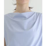 接触冷感ドレープフレンチスリーブTシャツ Tシャツ 接触冷感 | Pierrot | 詳細画像7 