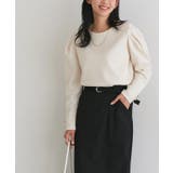 アイボリー | カットジャカードパフスリーブプルオーバー プルオーバー ジャカード | Pierrot