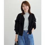 チュールデザインジップカーデ カーデ ジップ | Pierrot | 詳細画像29 