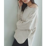 杢オートミール | [RASW]ボートネックルーズプレーティングスウェット スウェット ボートネック | Pierrot