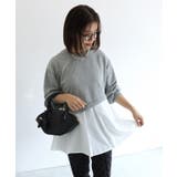 異素材ドッキングアシメプルオーバー プルオーバー アシメ | Pierrot | 詳細画像14 