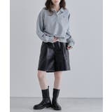 [ECLAM] ラメ入り刺繍ポロスウェット スウェット | Pierrot | 詳細画像14 