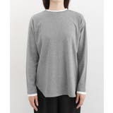 裏微起毛レイヤード風カットソー カットソー 裏微起毛 | Pierrot | 詳細画像6 