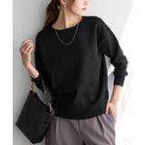 ブラック | プレミアムカシミヤタッチオーバーサイズニット ニット オーバーサイズ | Pierrot