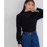 もっちりパフスリーブリブニット ニット パフスリーブ | Pierrot | 詳細画像24 