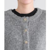 ウールミックスゴールドボタンニットカーディガン カーディガン ゴールドボタン | Pierrot | 詳細画像4