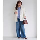 ウールミックスゴールドボタンニットカーディガン カーディガン ゴールドボタン | Pierrot | 詳細画像16