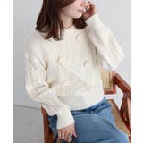 ローズモチーフニット ニット ローズ | Pierrot | 詳細画像14