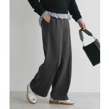 チャコール | 裏起毛ポンチパンツ パンツ 裏起毛 | Pierrot