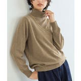 杢キャメルベージュ | [RASW]カシミヤタートルネックニット ニット タートル | Pierrot