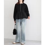 【UV 花粉対策】バルーンペプラムブルゾン 実用性 | Pierrot | 詳細画像18 