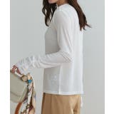 袖シャーリングシアーロングスリーブTシャツ デザイントップス 袖コンシャス | Pierrot | 詳細画像8