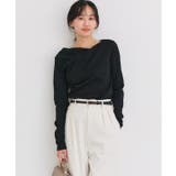 ドレープデザインテレコリブカットソー 肌 馴染み | Pierrot | 詳細画像24