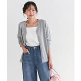 【UV ウォッシャブル】Vネックカーディガン 伸縮性 | Pierrot | 詳細画像22 