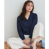 【UV ウォッシャブル】Vネックカーディガン 伸縮性 | Pierrot | 詳細画像16 