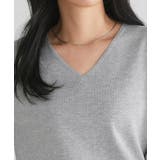 【UV ウォッシャブル】ネックが選べるニット 伸縮性 | Pierrot | 詳細画像8 