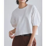 オフホワイト | [RASW]コーマコットンボリュームハーフスリーブTシャツ コーマ糸 肌触り | Pierrot