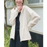 アイボリー | 【ラッシュガード】ヘムフレアフーディ 紫外線 接触冷感 | Pierrot