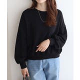ブラック | 綿混2丈オーバースウェット 綿混 ポケット付き | Pierrot