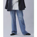 ノーマル/ブルー/カットオフ | [RASW]2typeストレートデニムパンツ デニム パンツ | Pierrot