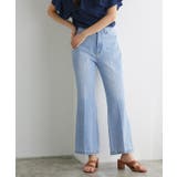 サックス | NHK「あさイチ」紹介 フレアデニムパンツ パンツ | Pierrot