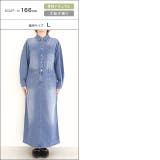 [RASW]デニムシャツワンピース デニム カジュアル | Pierrot | 詳細画像16 