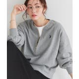 杢グレー×ネイビー | 【U S POLO | Pierrot