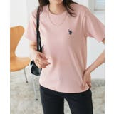 ピンク×ネイビー | 【U S POLO | Pierrot