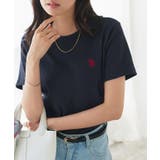 ネイビー×レッド | 【U S POLO | Pierrot