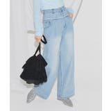 ブリーチ | [ECLAM] フリンジデザインデニムパンツ デニム | Pierrot