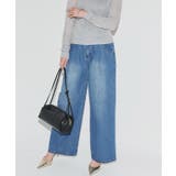 [ECLAM] フリンジデザインデニムパンツ デニム | Pierrot | 詳細画像12 