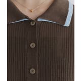 [ECLAM] 麻タッチ配色デザインカーデ カーディガン | Pierrot | 詳細画像8 