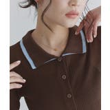 [ECLAM] 麻タッチ配色デザインカーデ カーディガン | Pierrot | 詳細画像12 