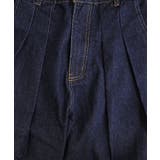 [ECLAM] タックデザインデニムパンツ デニム | Pierrot | 詳細画像13 