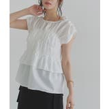 [ECLAM] シャーリングデザインブラウス ブラウス | Pierrot | 詳細画像18 