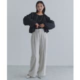 [ECLAM] サマーツイードタックパンツ パンツ | Pierrot | 詳細画像14 