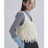 ループヤーンニットベスト ベスト ニット | Pierrot | 詳細画像10