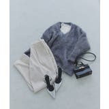 [ECLAM] シャギーＶネックニット ニット | Pierrot | 詳細画像4 